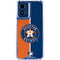 MLB Houston Astros Split Moto G 5G (2024) Clear Case